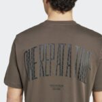 ⁦adidas Mens' Strength Graphic Tee - Green - تيشيرت اديداس سترينث جرافيك للرجال لون زيتي⁩ - الصورة ⁦8⁩