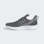 ⁦adidas Men's Lite Racer Adapt 7.0 Shoes - Grey- حذاء اديداس لايت ريسر ادبت 7.0 للرجال لون رمادي ونعل ابيض⁩ - الصورة ⁦4⁩
