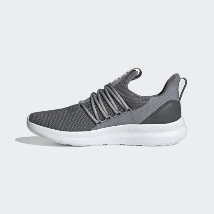 ⁦adidas Men's Lite Racer Adapt 7.0 Shoes - Grey- حذاء اديداس لايت ريسر ادبت 7.0 للرجال لون رمادي ونعل ابيض⁩ - الصورة ⁦4⁩