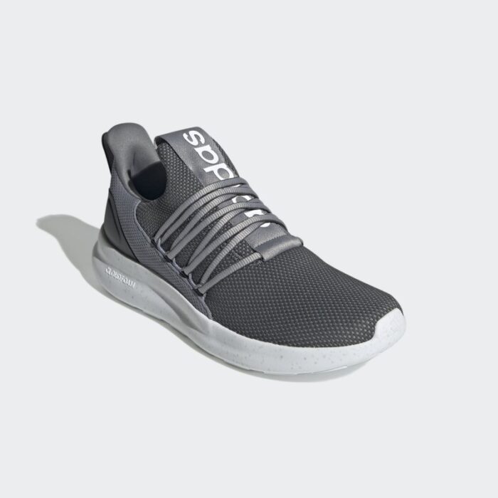 ⁦adidas Men's Lite Racer Adapt 7.0 Shoes - Grey- حذاء اديداس لايت ريسر ادبت 7.0 للرجال لون رمادي ونعل ابيض⁩ - الصورة ⁦5⁩