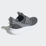 ⁦adidas Men's Lite Racer Adapt 7.0 Shoes - Grey- حذاء اديداس لايت ريسر ادبت 7.0 للرجال لون رمادي ونعل ابيض⁩ - الصورة ⁦6⁩