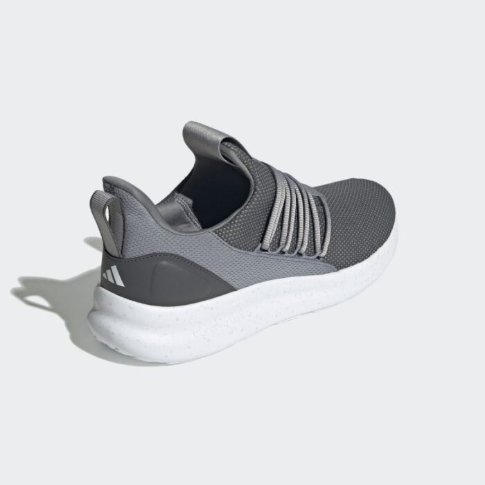 ⁦adidas Men's Lite Racer Adapt 7.0 Shoes - Grey- حذاء اديداس لايت ريسر ادبت 7.0 للرجال لون رمادي ونعل ابيض⁩ - الصورة ⁦6⁩