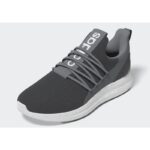 ⁦adidas Men's Lite Racer Adapt 7.0 Shoes - Grey- حذاء اديداس لايت ريسر ادبت 7.0 للرجال لون رمادي ونعل ابيض⁩ - الصورة ⁦9⁩