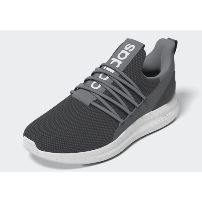⁦adidas Men's Lite Racer Adapt 7.0 Shoes - Grey- حذاء اديداس لايت ريسر ادبت 7.0 للرجال لون رمادي ونعل ابيض⁩ - الصورة ⁦9⁩
