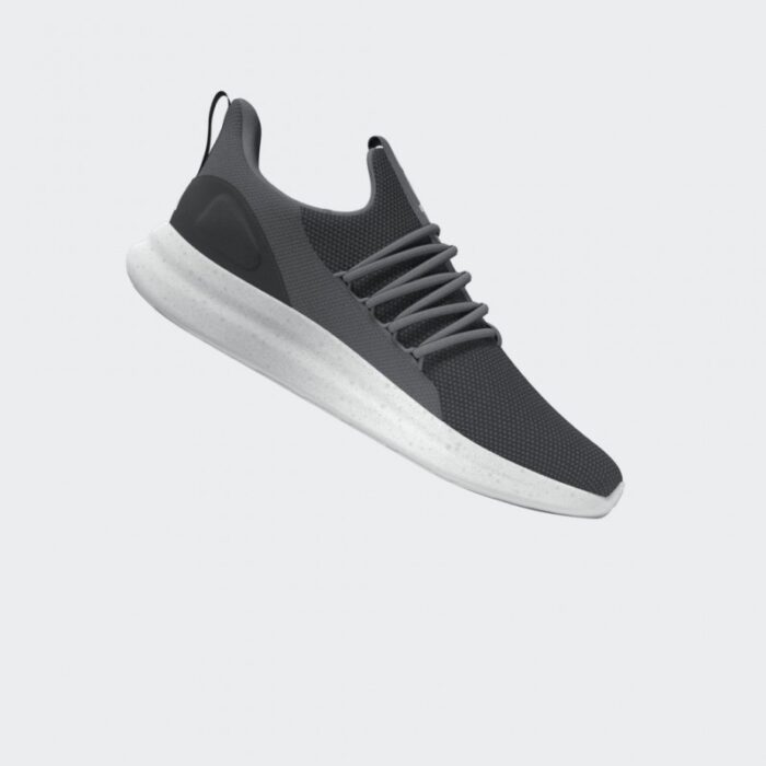 ⁦adidas Men's Lite Racer Adapt 7.0 Shoes - Grey- حذاء اديداس لايت ريسر ادبت 7.0 للرجال لون رمادي ونعل ابيض⁩ - الصورة ⁦14⁩