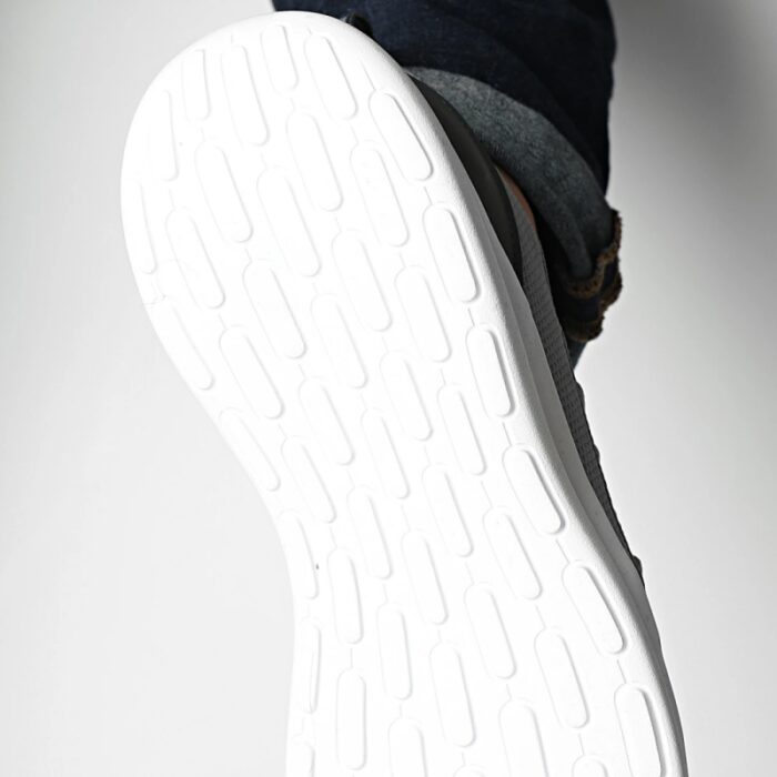 ⁦adidas Men's Lite Racer Adapt 7.0 Shoes - Grey- حذاء اديداس لايت ريسر ادبت 7.0 للرجال لون رمادي ونعل ابيض⁩ - الصورة ⁦22⁩