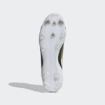 ⁦adidas Unisex' F50 League Messi Firm/Multi-Ground Soccer Cleats Boots - Gold - حذاء اديداس اف 50 ليجا ميسي فيرم ملتي جراوند للجنسين لون ذهبي وابيض⁩ - الصورة ⁦3⁩