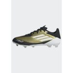 ⁦adidas Unisex' F50 League Messi Firm/Multi-Ground Soccer Cleats Boots - Gold - حذاء اديداس اف 50 ليجا ميسي فيرم ملتي جراوند للجنسين لون ذهبي وابيض⁩ - الصورة ⁦12⁩