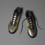 ⁦adidas Unisex' F50 League Messi Firm/Multi-Ground Soccer Cleats Boots - Gold - حذاء اديداس اف 50 ليجا ميسي فيرم ملتي جراوند للجنسين لون ذهبي وابيض⁩ - الصورة ⁦25⁩