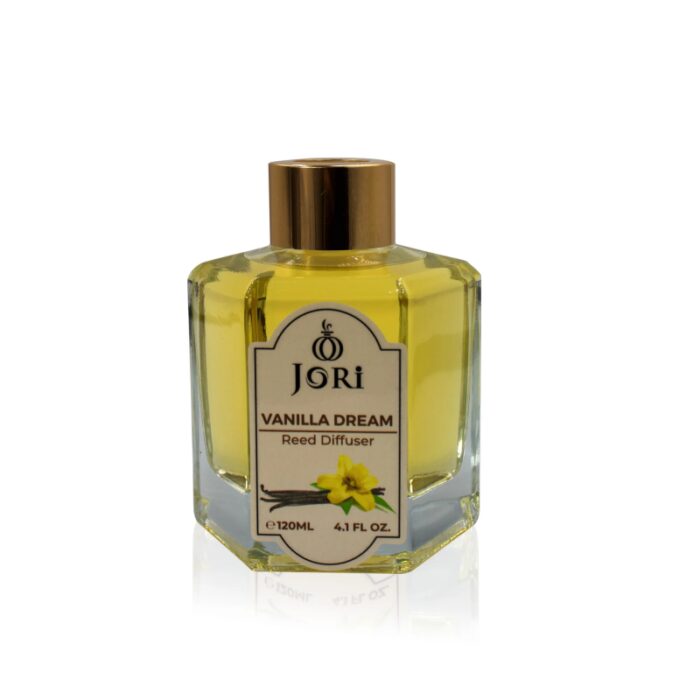 ⁦معطر جو عيدان برائحة فانيلا دريم من جوري حجم 120 مل – VANILLA DREAM Reed Diffuser By JORI 120Ml⁩ - الصورة ⁦2⁩