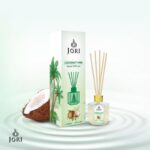 ⁦معطر جو عيدان برائحة جوز الهند من جوري حجم 120 مل – COCONUT VIBE Reed Diffuser By JORI 120Ml⁩ - الصورة ⁦3⁩