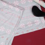 ⁦بجامة ستاتي بنقشه مكونه من قطعتين بنطلون وتيشيرت قطني لون فستقي ومشمشي⁩ - الصورة ⁦8⁩