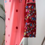 ⁦قميص بيتي للنساء كم طويل لون زهري⁩ - الصورة ⁦5⁩