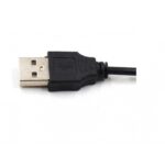 ⁦موزع USB HUB 2.0 ذات 4 مخارج - عالي السرعة لملحقات الكمبيوتر الشخصي- لون أسود⁩ - الصورة ⁦2⁩