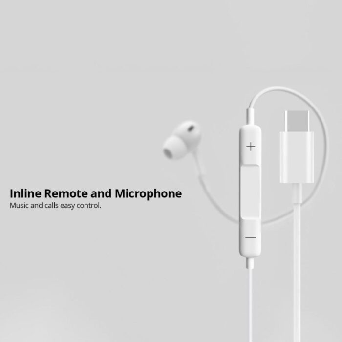 ⁦سماعة أذن سلكية GL-PG3-3 - موديل  TYPE-C - لون أبيض⁩ - الصورة ⁦5⁩