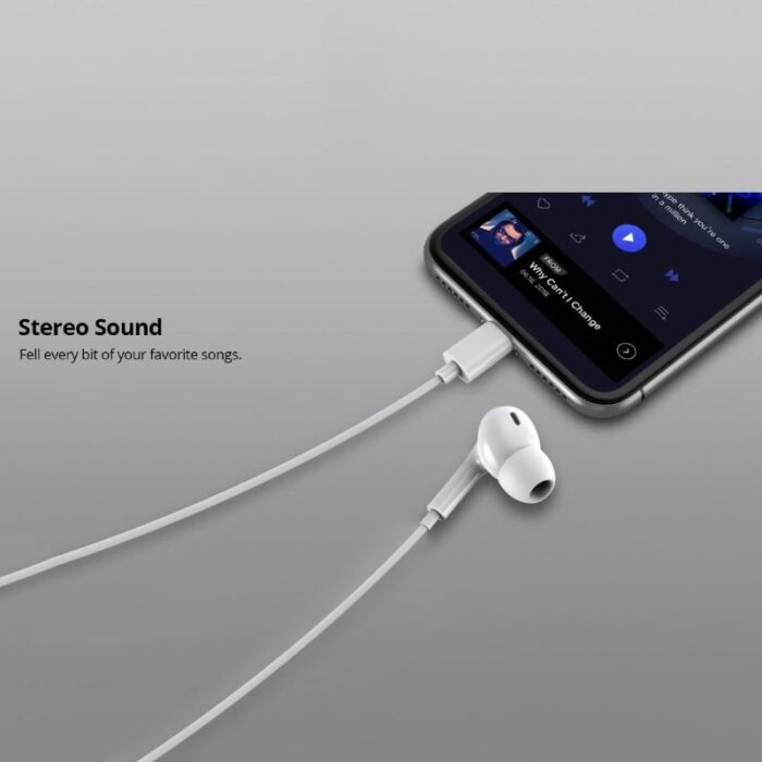 ⁦سماعة أذن سلكية GL-PG3-3 - موديل  TYPE-C - لون أبيض⁩ - الصورة ⁦10⁩