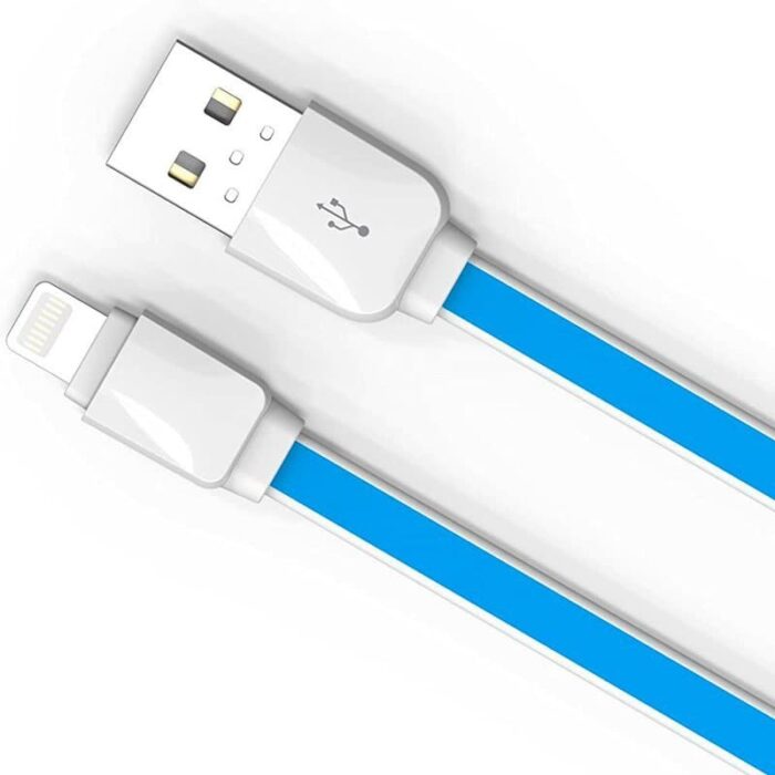 ⁦كيبل شحن USB 2.0 للاندرويدxs07 - طول 1 متر- ماركة LDNIO الاصلية-  لون أزرق⁩ - الصورة ⁦3⁩