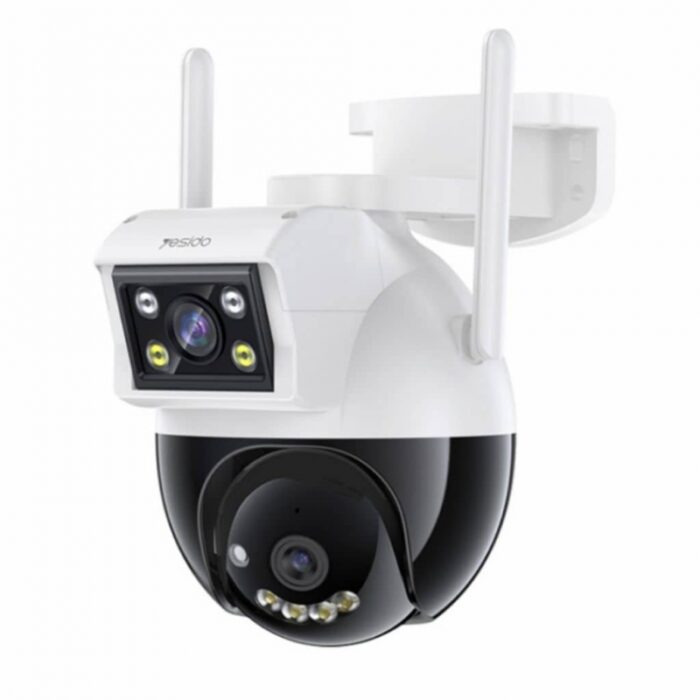 ⁦كاميره مزوجة متحركة + ثابته للاماكن الخارجيه Yesido KM12 4 Mega Pixels Dual CCTV Camera⁩ - الصورة ⁦2⁩