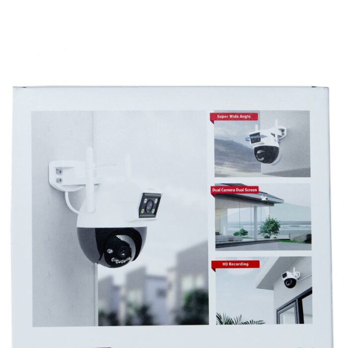 ⁦كاميره مزوجة متحركة + ثابته للاماكن الخارجيه Yesido KM12 4 Mega Pixels Dual CCTV Camera⁩ - الصورة ⁦4⁩