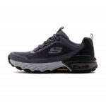 ⁦Skechers Men's Max Protect - Liberated Shoes - حذاء سكيتشرز ماكس بروتكت للرجال لون أسود ورمادي⁩ - الصورة ⁦6⁩