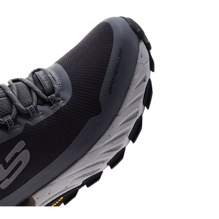 ⁦Skechers Men's Max Protect - Liberated Shoes - حذاء سكيتشرز ماكس بروتكت للرجال لون أسود ورمادي⁩ - الصورة ⁦7⁩