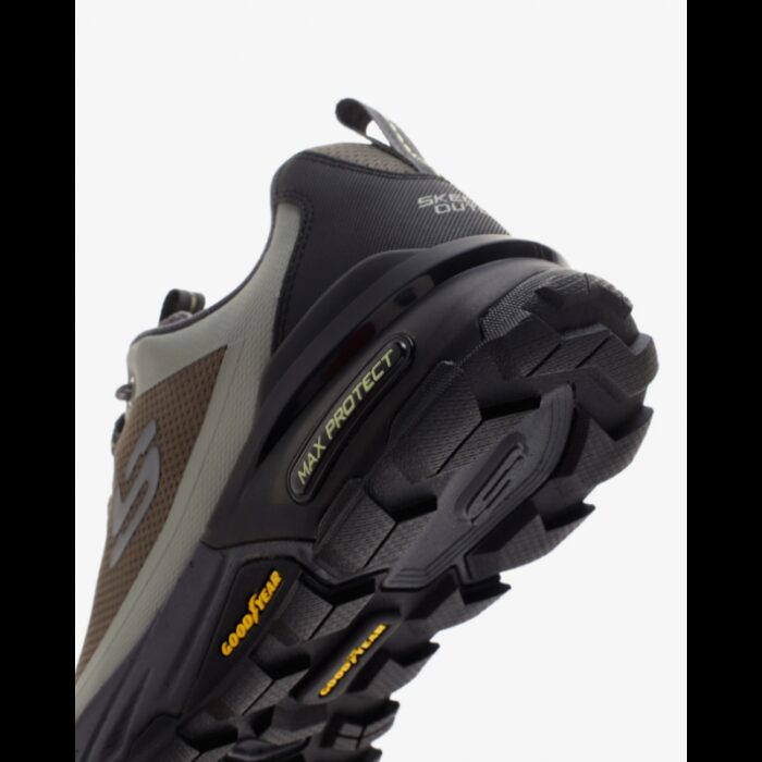 ⁦Skechers Men's Max Protect - Liberated Shoes - حذاء سكيتشرز ماكس بروتكت للرجال لون أسود وزيتي⁩ - الصورة ⁦16⁩