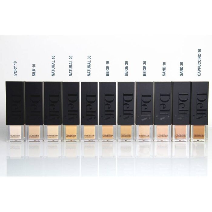 ⁦delfy foundation beige 20كريم اساس يدوم طويلا ومقاوم للماء 35مل⁩ - الصورة ⁦7⁩