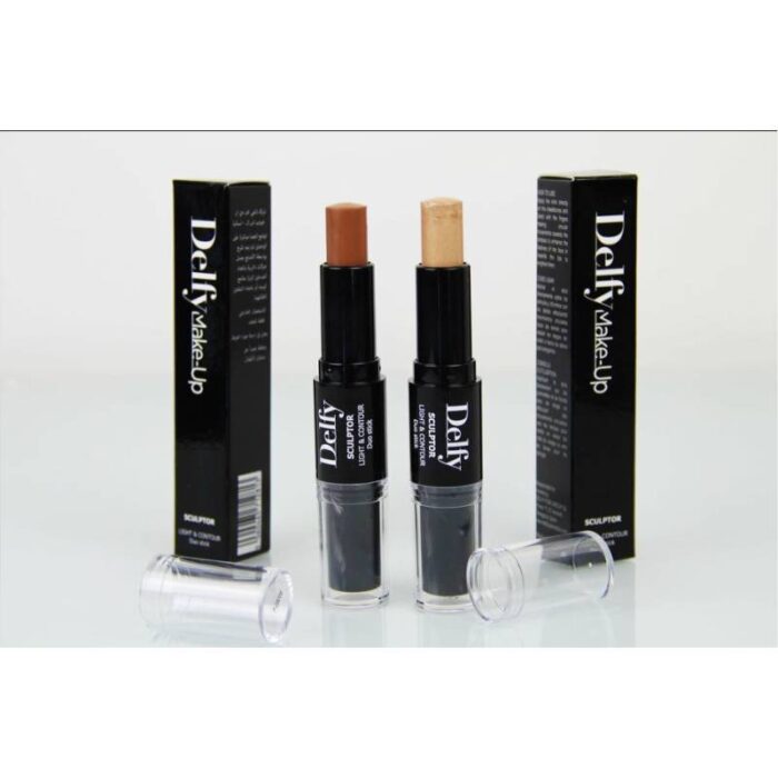 ⁦هايلايتر و كنتور ستك من دلفي الدرجه 5 والحجم 2 ملdelfy ligth&contour dou stick 5 2ml⁩ - الصورة ⁦4⁩