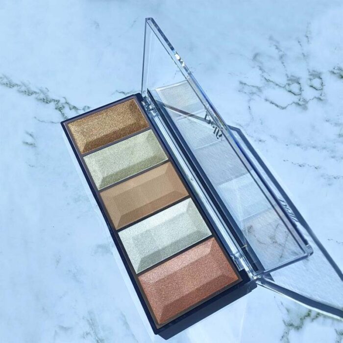 ⁦delfy highlighter collection بالت اضاءه من ديلفي مكون من 5درجات 40غرام⁩ - الصورة ⁦4⁩