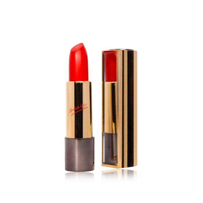 10336066_67dc55ad3d96c احمر شفاه كريمي مع مراه من دلفي 4غرام delfy lip stick gold duo formula one 4gr - الصورة 1
