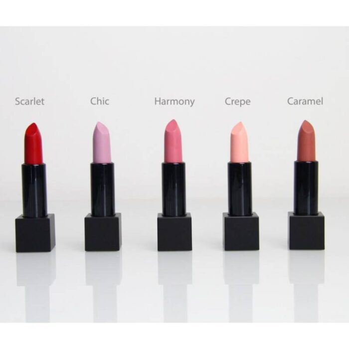 ⁦delfy lip stick matt scarlet (مات )احمر شفاه مخملي مطفي 4غرام⁩ - الصورة ⁦3⁩