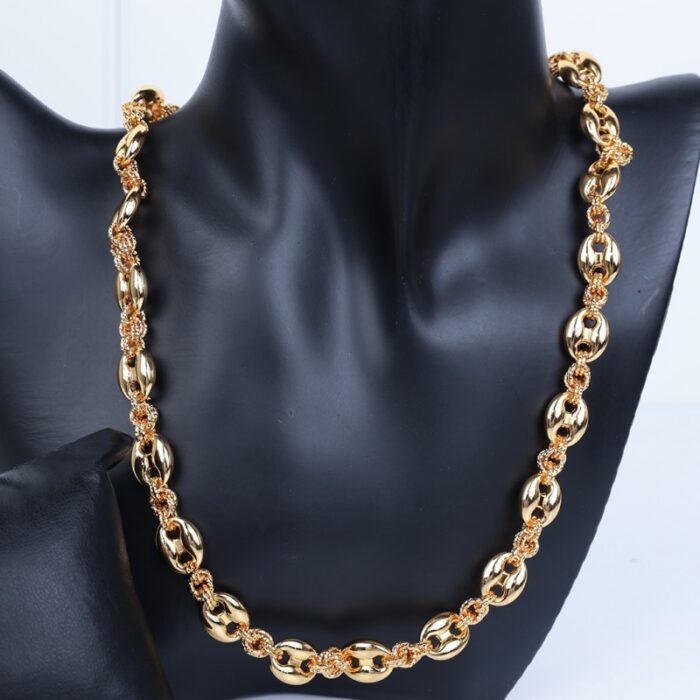 ⁦طقم اكسسوارات 3 قطع بلدي لون ذهبي⁩ - الصورة ⁦4⁩