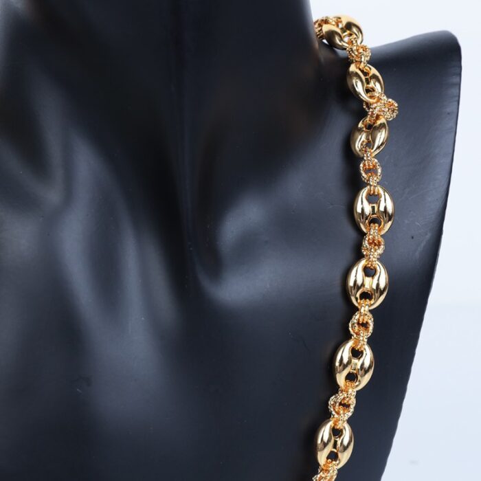 ⁦طقم اكسسوارات 3 قطع بلدي لون ذهبي⁩ - الصورة ⁦5⁩