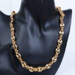 ⁦طقم اكسسوارات 3 قطع بلدي لون ذهبي⁩ - الصورة ⁦6⁩