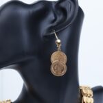 ⁦طقم اكسسوارات بلدي 3 قطع لون ذهبي⁩ - الصورة ⁦4⁩