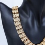 ⁦طقم اكسسوارات بلدي 3 قطع لون ذهبي⁩ - الصورة ⁦8⁩