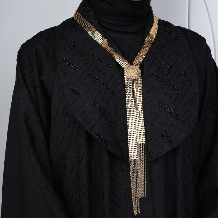 ⁦سلسال شال بتصميم سبلة دائرية⁩ - الصورة ⁦7⁩