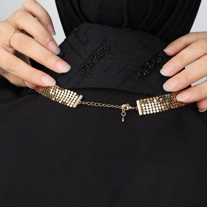 ⁦سلسال شال بتصميم سبلة دائرية⁩ - الصورة ⁦10⁩