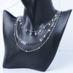 ⁦سلسال فضي 3 طبقات⁩ - الصورة ⁦2⁩