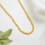 سلسال ذهبي بتصميم طابات