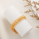 سوار ذهبي بلدي بتصميم حلقات