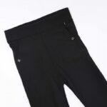 ⁦فيزون بناتي قطني مع جيوب جانبية للأطفال لون اسود⁩ - الصورة ⁦3⁩