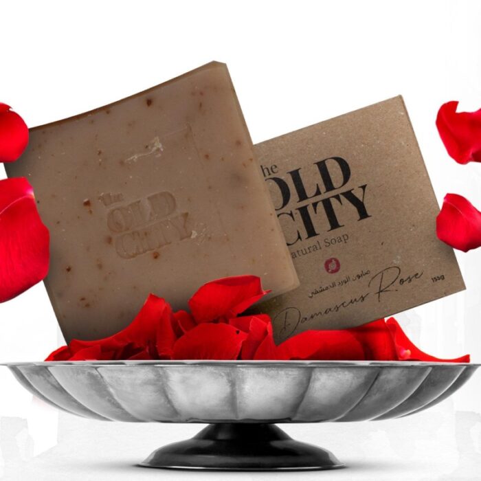 10336512_67dc58a82afc3 صابون بمستخلص الورد الدمشقي والازهار الموسمية من اولد سيتي Old City حجم 155 غم - الصورة 1