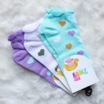 ⁦جوارب بناتي قصيرة الطول بتصميم نقشات من 2way (12 زوج) للاطفال بألوان متعددة⁩ - الصورة ⁦10⁩