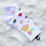 ⁦جوارب بناتي قصيرة الطول بتصميم نقشات من 2way (12 زوج) للاطفال بألوان متعددة⁩ - الصورة ⁦15⁩