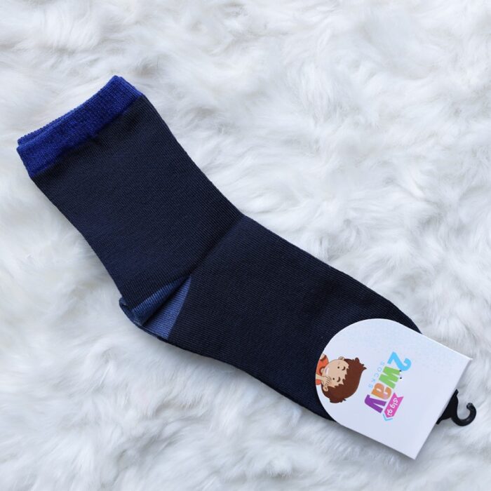 ⁦جوارب ولادي طويلة من 2way (12 زوج) للاطفال بألوان متعددة⁩ - الصورة ⁦3⁩