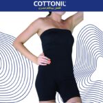 ⁦مشد بدي كورسيه قطن من قطونيل للنساء لون اسود- Cottonil Body Corse 615- Black⁩ - الصورة ⁦2⁩