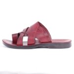 ⁦شبشب جلد طبيعي من سمارت SMART نمرة كبيرة 47 و 48 و 49 لون كرميدي⁩ - الصورة ⁦4⁩