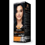 طقم صبغة شعر كولاجين من نيترو كندا درجة 1.10 أسود مزرق (3 قطع)- Nitro Canada Collagen Pro Hair Color System (100ML CREAM+150ML OXIDANT+10ML SERUM)