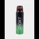 ⁦مطرة ثيرموس حراري سبورت لون أسود وأخضر⁩ - الصورة ⁦3⁩